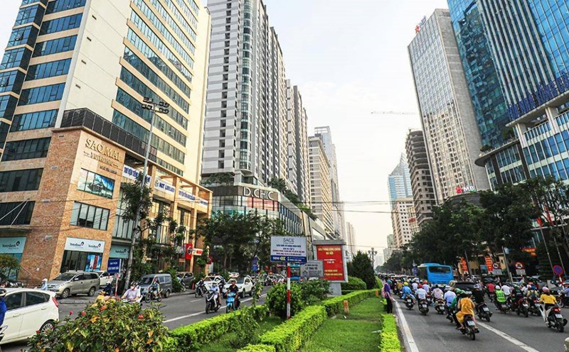 Quy hoạch tuyến đường Lê Văn Lương được xây tối đa 45 tầng (Ảnh: Internet)