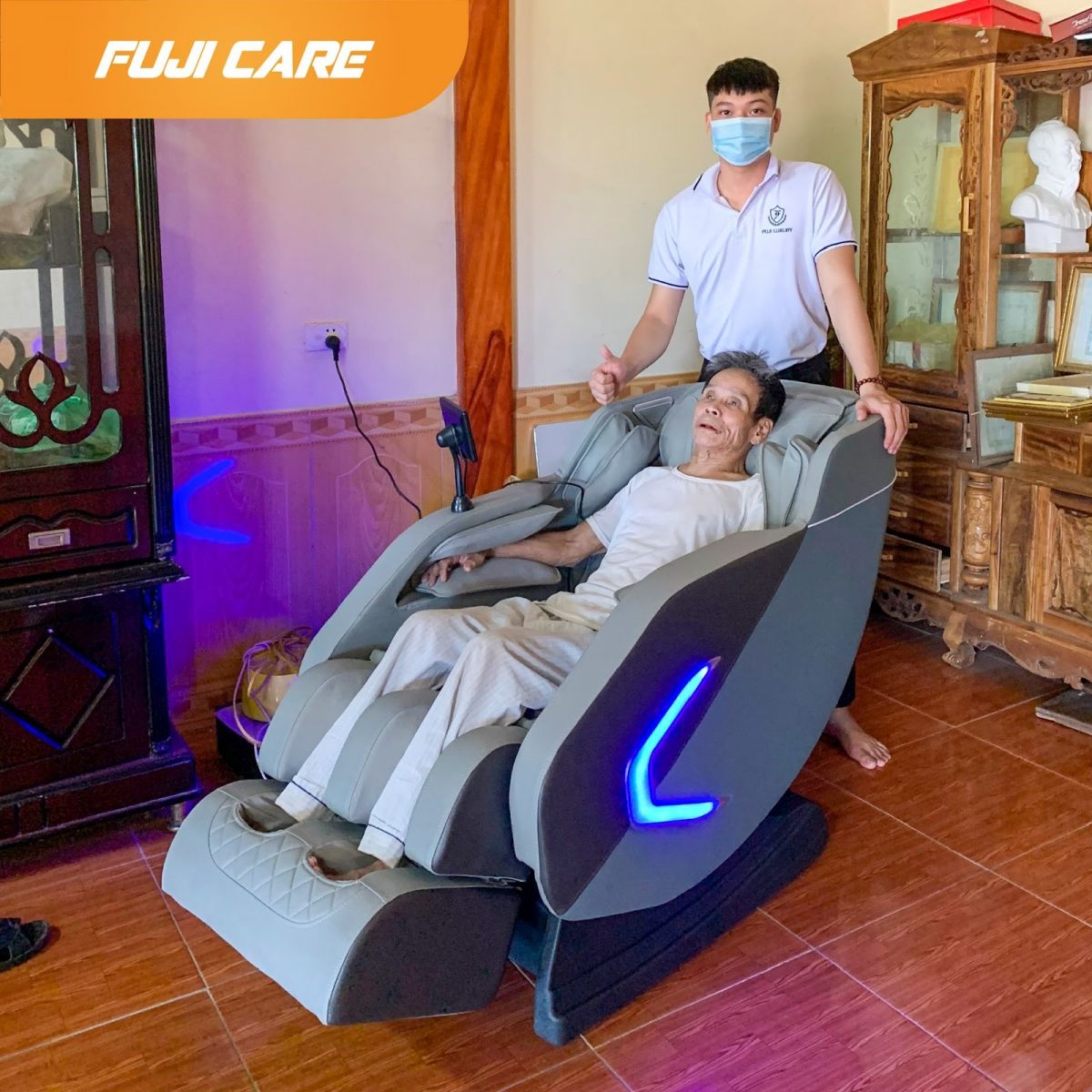 Ghế massage Fuji Care: Bảo vệ sức khỏe cộng đồng
