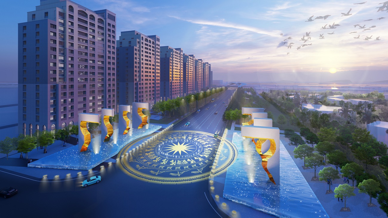 Một tổ hợp đô thị sầm uất sẽ xuất hiện tại thành phố Sầm Sơn, nằm ngay bên khu quảng trường và trục đại lộ thời thượng.