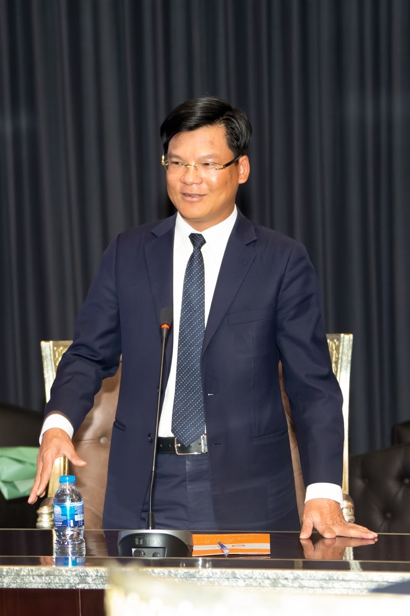 Tổng giám đốc điều hành SCG - ông Lê Văn Nam phát biểu tại lễ ký kết