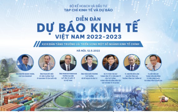 Diễn đàn “Dự báo kinh tế Việt Nam 2022-2023: Kịch bản tăng trưởng và triển vọng một số ngành kinh tế chính”.