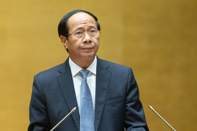 Phó Thủ tướng Chính phủ Lê Văn Thành trình bày tờ trình dự thảo Luật đai (sửa đổi)