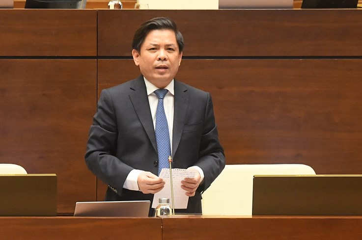 Bộ trưởng Bộ Giao thông Vận tải Nguyễn Văn Thể. (Ảnh: QH)