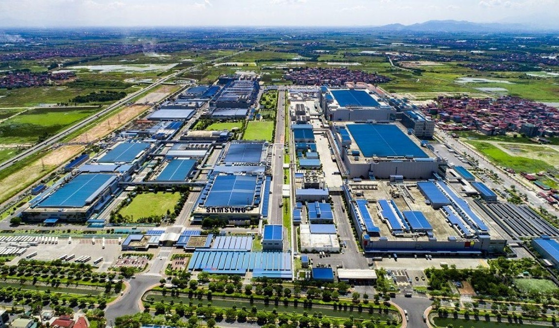 Khu công nghiệp Thái Hòa - Liễn Sơn - Liên Hòa ở huyện Lập Thạch, tỉnh Vĩnh Phúc. Ảnh minh họa: Nguyễn Thảo/TTXVN