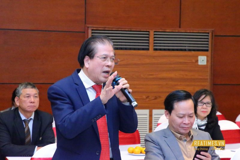 Ông Nguyễn Thế Điệp - Phó Chủ tịch Câu lạc bộ Bất động sản Hà Nội. (Ảnh: Tùng Dương)