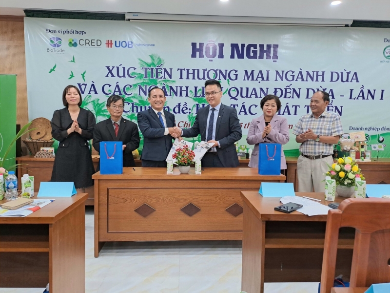 Hiệp hội Dừa Việt Nam đã tổ chức Hội nghị xúc tiến thương mại ngành dừa và các ngành liên quan đến dừa lần thứ nhất năm 2023.