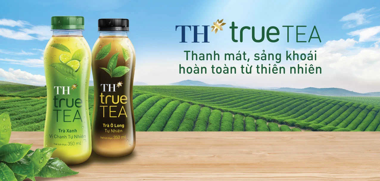 Sản phẩm Trà tự nhiên TH true TEA được ra mắt từ tháng 8/2021.