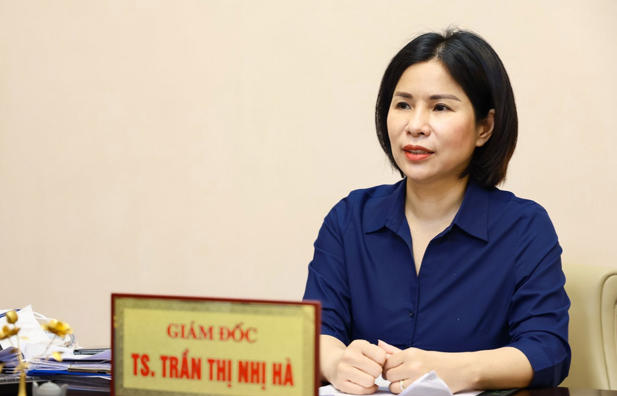  Bà Trần Thị Nhị Hà, Giám đốc Sở Y tế Hà Nội.