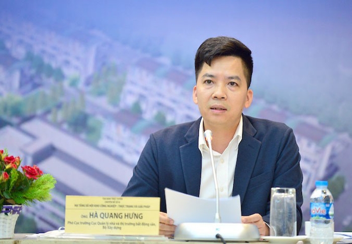 Ông Hà Quang Hưng, Phó Cục trưởng Cục Quản lý nhà và thị trường bất động sản - Bộ Xây dựng (Ảnh: Tạp chí Diễn đàn Doanh nghiệp)