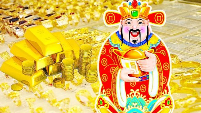 Ngày Vía Thần Tài thường mua vàng để cầu một năm tiền bạc rủng rỉnh đầy túi 