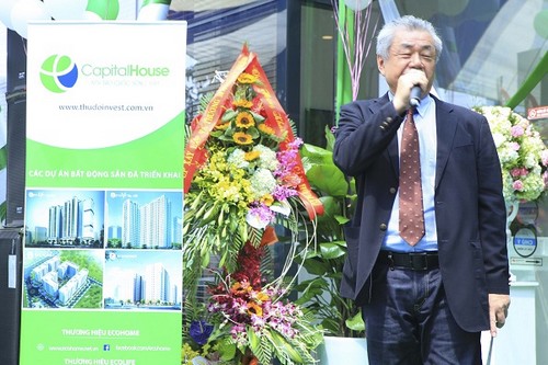 Ông Koyama – TGĐ PMC Nhật Bản, đại diện đơn vị quản lý chung cư EcoLife Capitol.