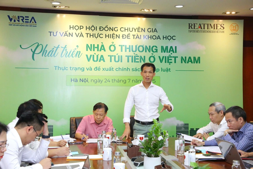 Họp Hội đồng tư vấn và thực hiện đề tài khoa học “Phát triển nhà ở thương mại vừa túi tiền ở Việt Nam: Thực trạng và đề xuất chính sách, pháp luật”- Ảnh 1.