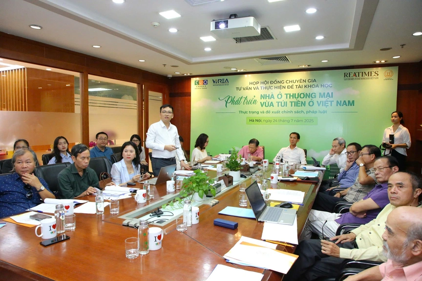 Họp Hội đồng tư vấn và thực hiện đề tài khoa học “Phát triển nhà ở thương mại vừa túi tiền ở Việt Nam: Thực trạng và đề xuất chính sách, pháp luật”- Ảnh 2.