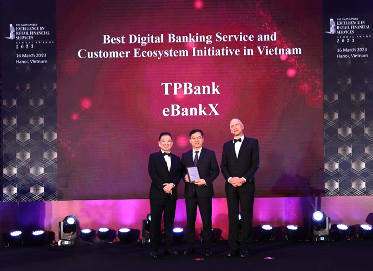 TPBank khẳng định vị thế ngân hàng số hàng đầu với giải thưởng của The Asian Banker